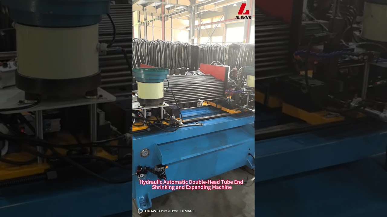 Hydraulic Automatic Double Head Tube End Shrinking 