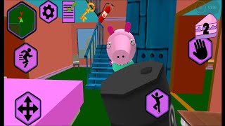 Piggy Neighbor Family Escape Obby House 3D Gameplay Level 13