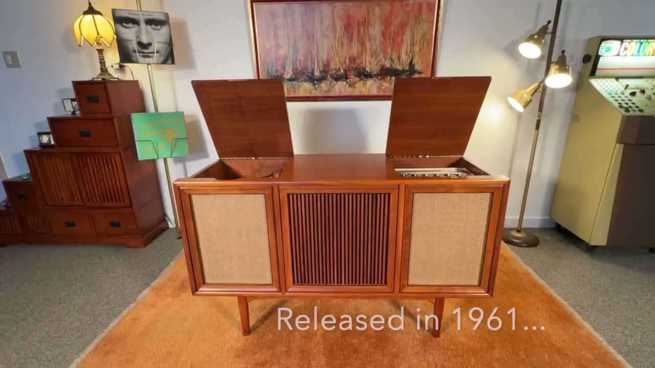 1961 Motorola SK52 Three Channel Stereo Console with Declaration