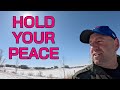 Hold your peace  advanced english phrase