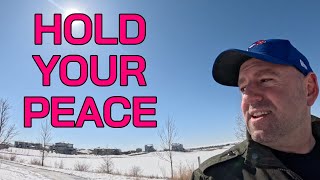 HOLD YOUR PEACE | Advanced English Phrase
