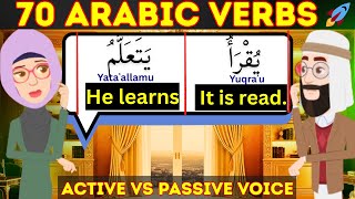 Discover 70 Useful Arabic Verbs You Need To Learn Active Vs Passive Voice