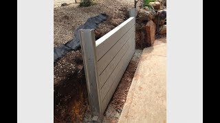 A Retaining Wall - Made by J&D