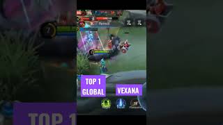 TOP 1 GLOBAL VEXANA BEST BUILD 2023 #mobilelegends #fypシ #games screenshot 5