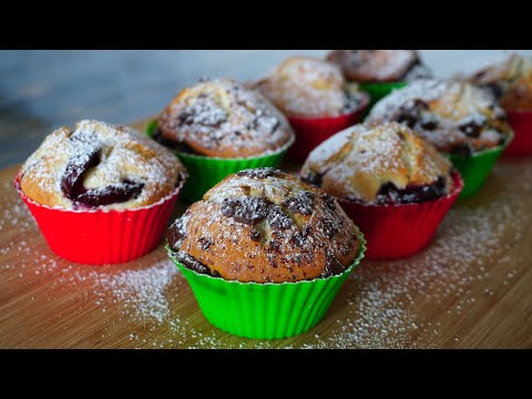 Пышные КЕКСЫ на МОЛОКЕ за 5 мин. | Vanilla Muffins | Выпечка к чаю | Кулинарим с Таней