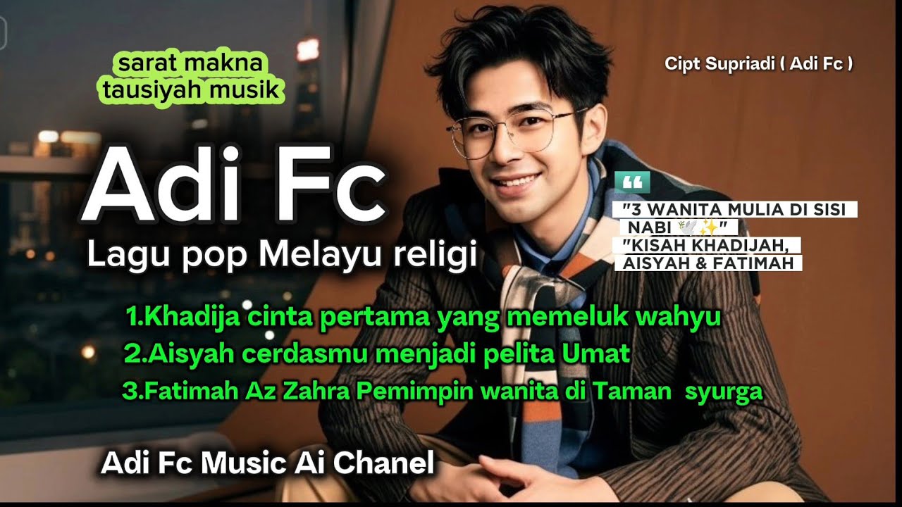 ALBUM POP MELAYU DANGDUT RELIGI - Adi Fc (Kisah Wanita Mulia di Sisi Rasulullah)