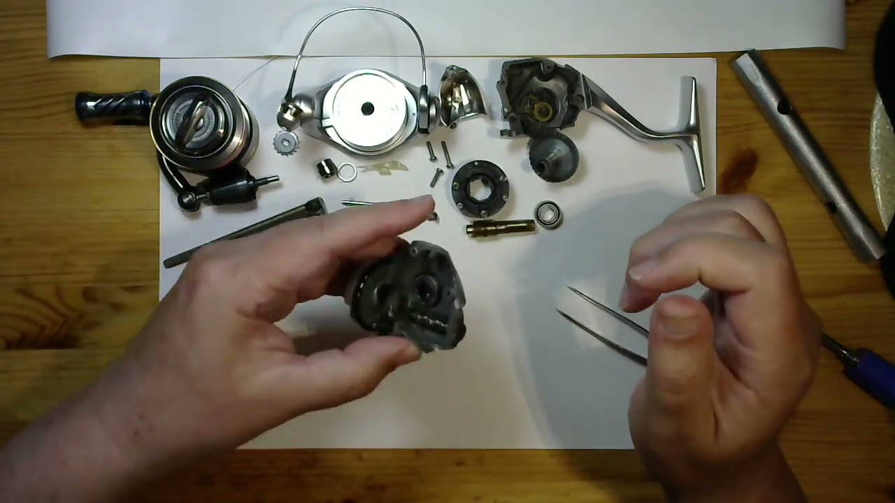 Катушка Shimano 08 Biomaster 2500 - ТО+апгрейд своими руками.