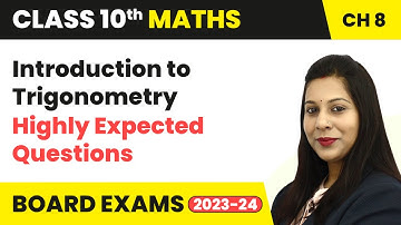 Introduction to Trigonometry - Important Question | Class 10 Maths Chapter 8 | CBSE 2024-25