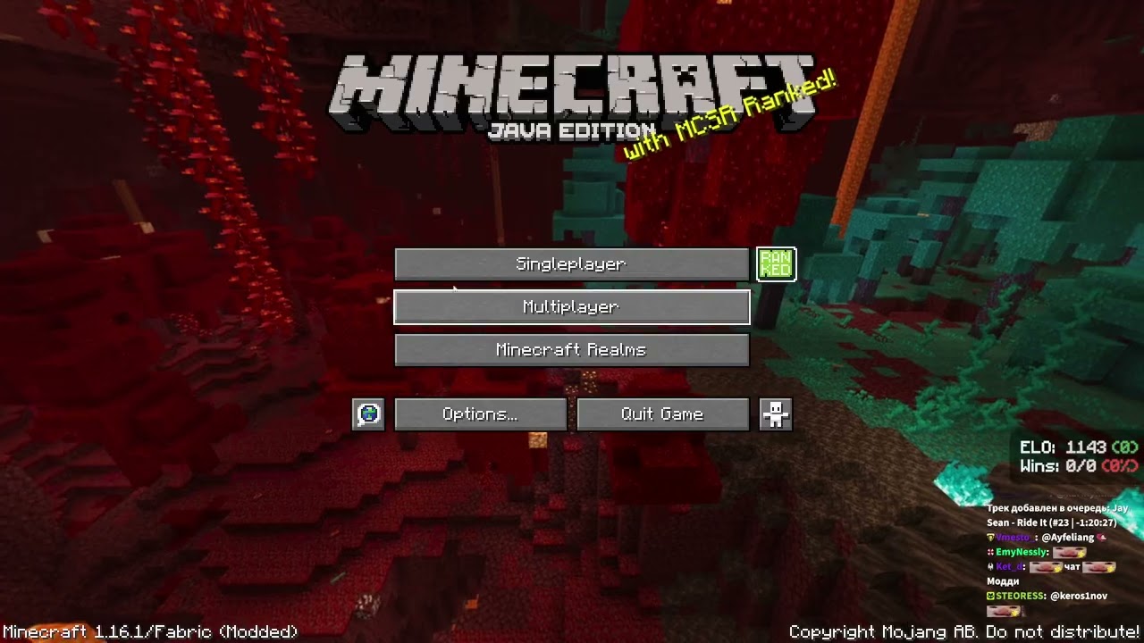 MCSR Ranked (28.01.26) - Следующая цель: Саб11