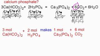 Reacting M Calculation Calcium Hydrogen Carbonate And Phosphoric Acid