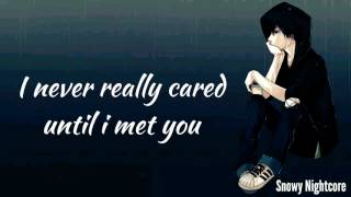 Nightcore - Alone again (Lyrics)