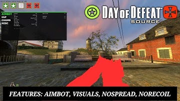 Day Of Defeat Source: Cheat Menu - Aimbot / Visuals / Speed / No Recoil / No Spread Mod Menu