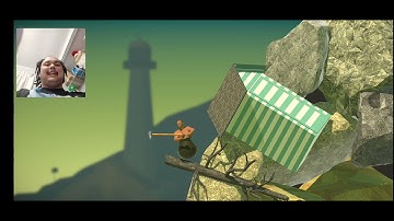 Playing Getting over it with Bennett Foddy Gameplay The Biggest Rage Quit
