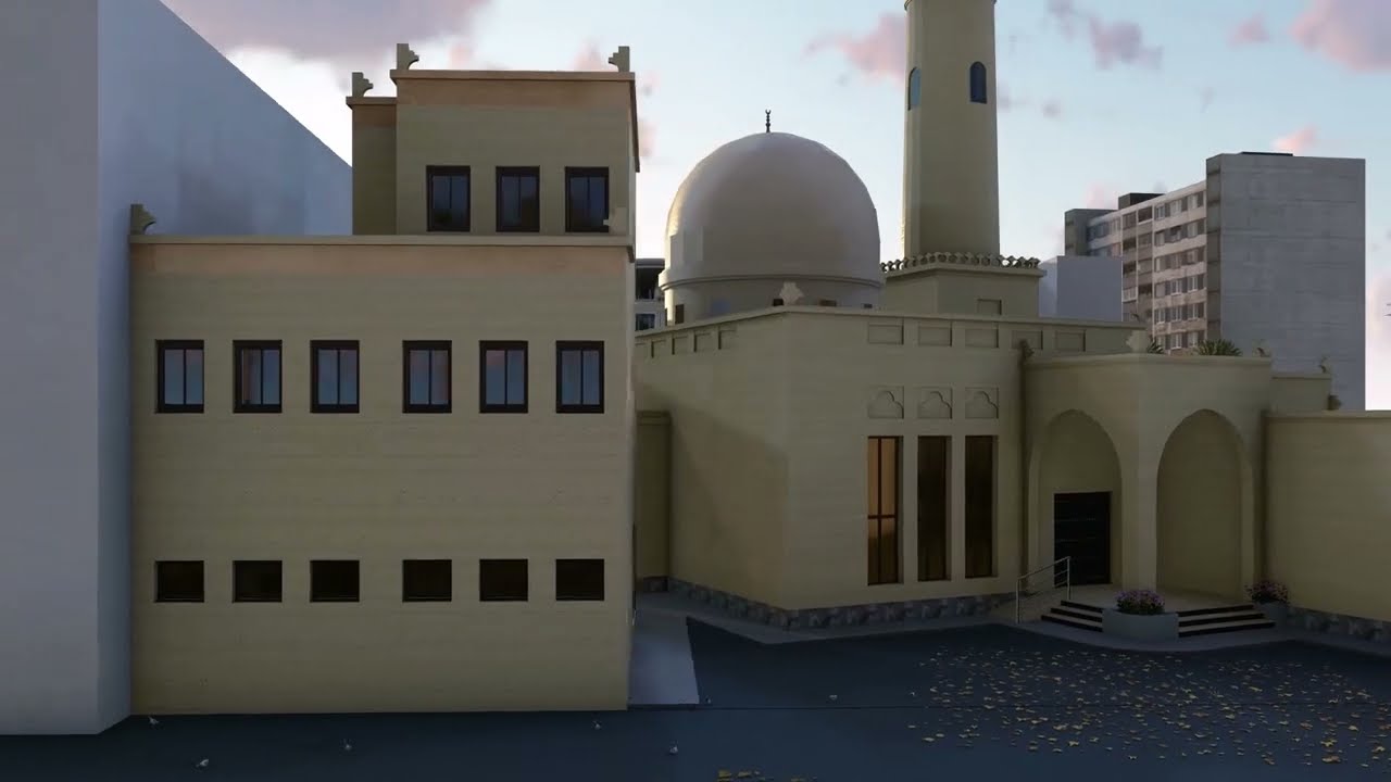 THE PROJECT OF FURQAN MASJID BAHRAIN ANIMATION ||  lumion 2023 || Fulcrumarchitize