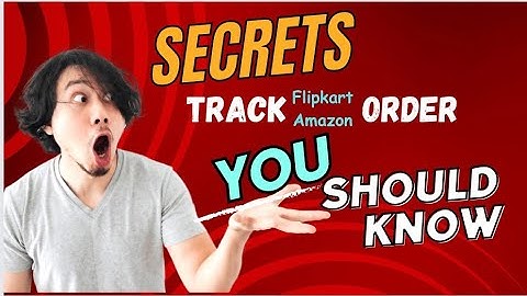 Flipkart|Amazon tracking I