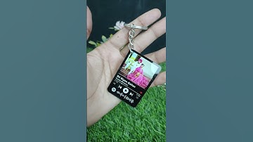 Customized Spotify Qr Keychain #shorts #gift