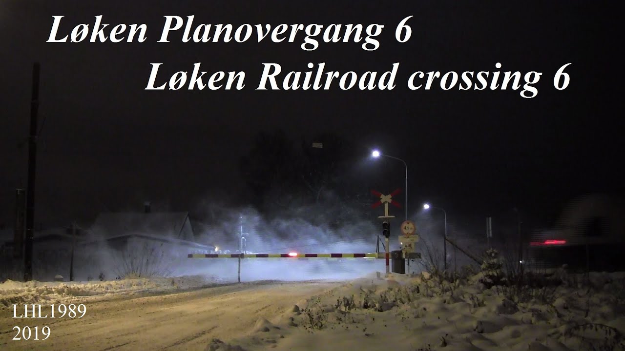 Løken Planovergang 6 / Løken Railroad crossing 6
