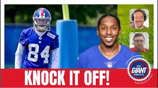 Why is Adoree Jackson catching punts, and shout the Giants pursue Devante Adams