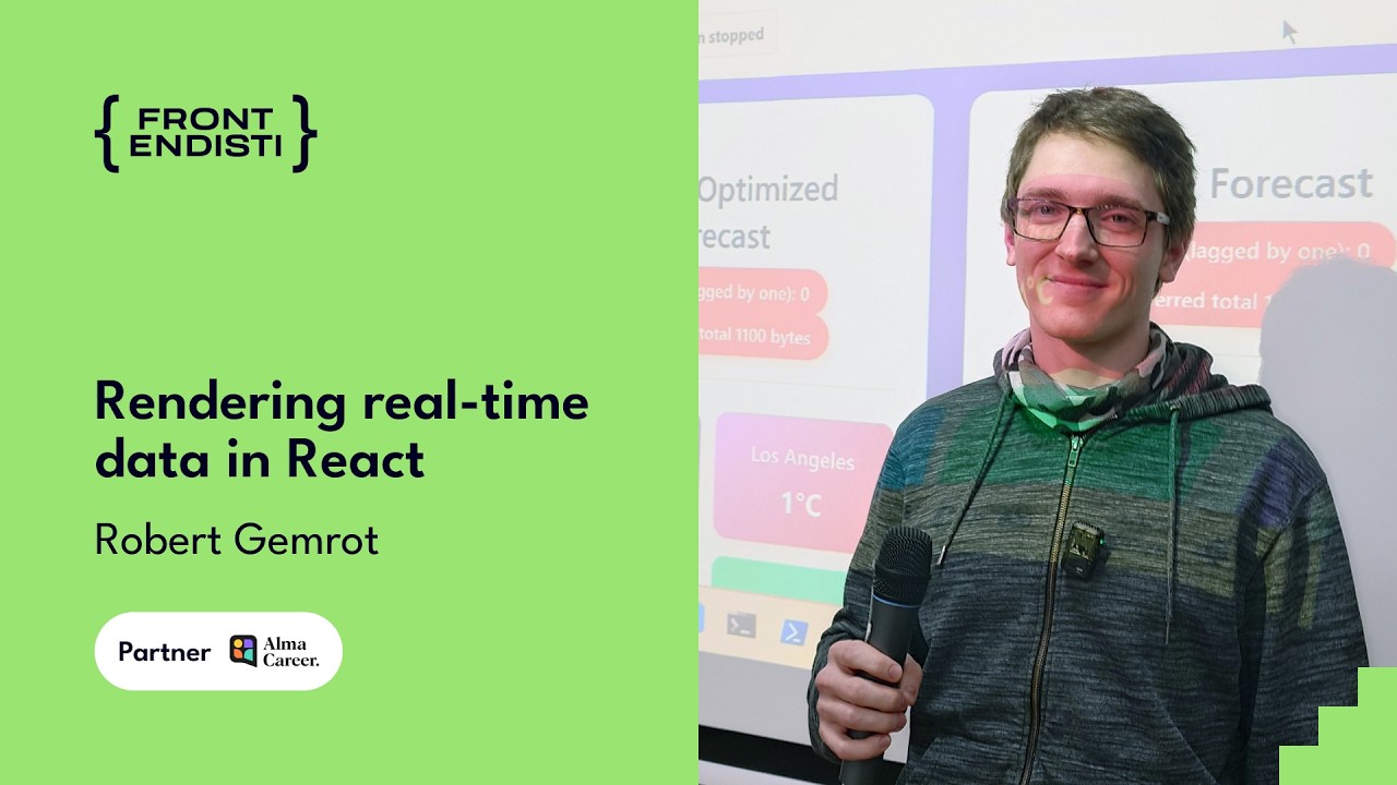 Robert Gemrot -  Rendering real-time data in React