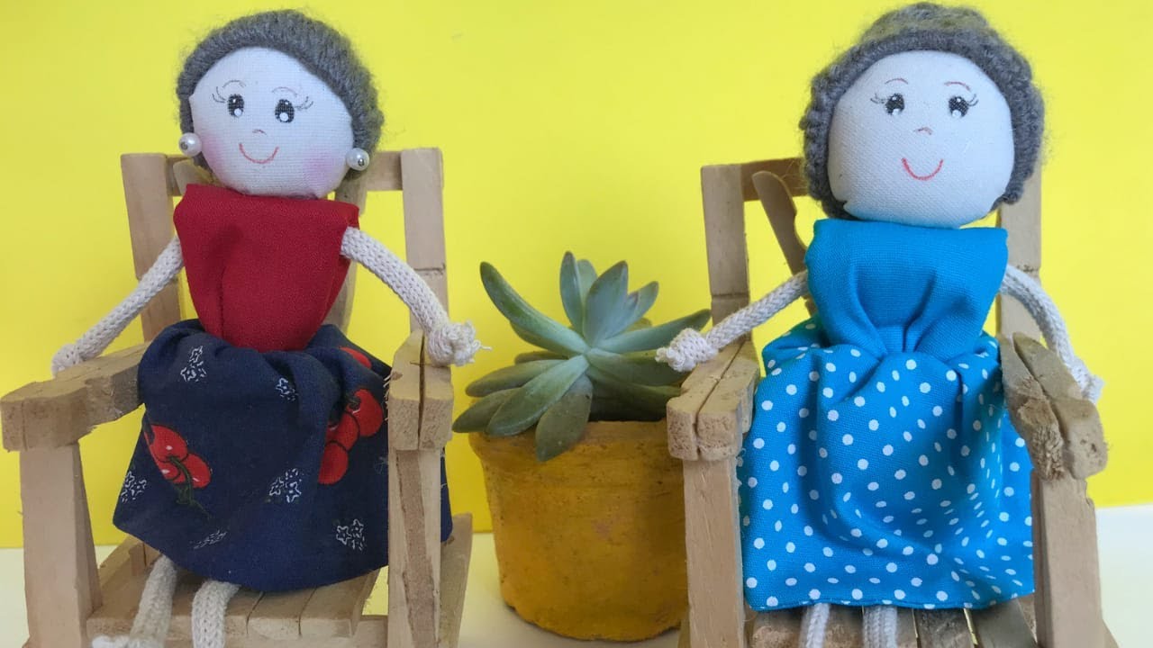 Делаем бабушкину куклу своими руками из обрезков ткани Djanilda Ferreira