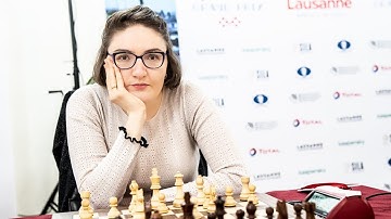 GM N. Dzagnidze (2509) HUNTS Women World Champion J.Wenjun (2583) - Losanna FIDE GP - Round 9