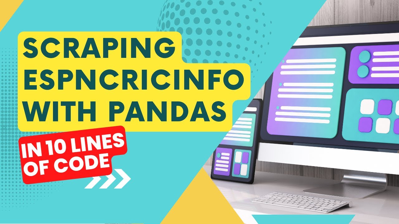 How to scrape ESPN Cricinfo website with Pandas