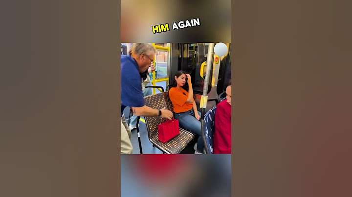 An old man was about to sit down on a crowded bus when a woman rushed in but #kindness