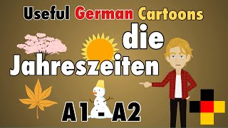 Learn Useful German: die vier Jahreszeiten -  the four seasons / Easy German Phrases for Beginners