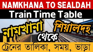 Namkhana To Sealdah Local Train Time Table and Ticket Price screenshot 4