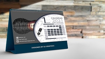How To Design A Professional Desk Calendar Using Adobe Photoshop
