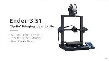 Product Introduction | Ender-3 S1 3D Printer "Sprite" Bring Ideas to Life