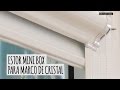 Cómo colocar un estor minibox al marco del cristal