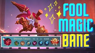 Fooling Around With A Full Magic Bane Build | Mobile Legends Shinmen Takezo