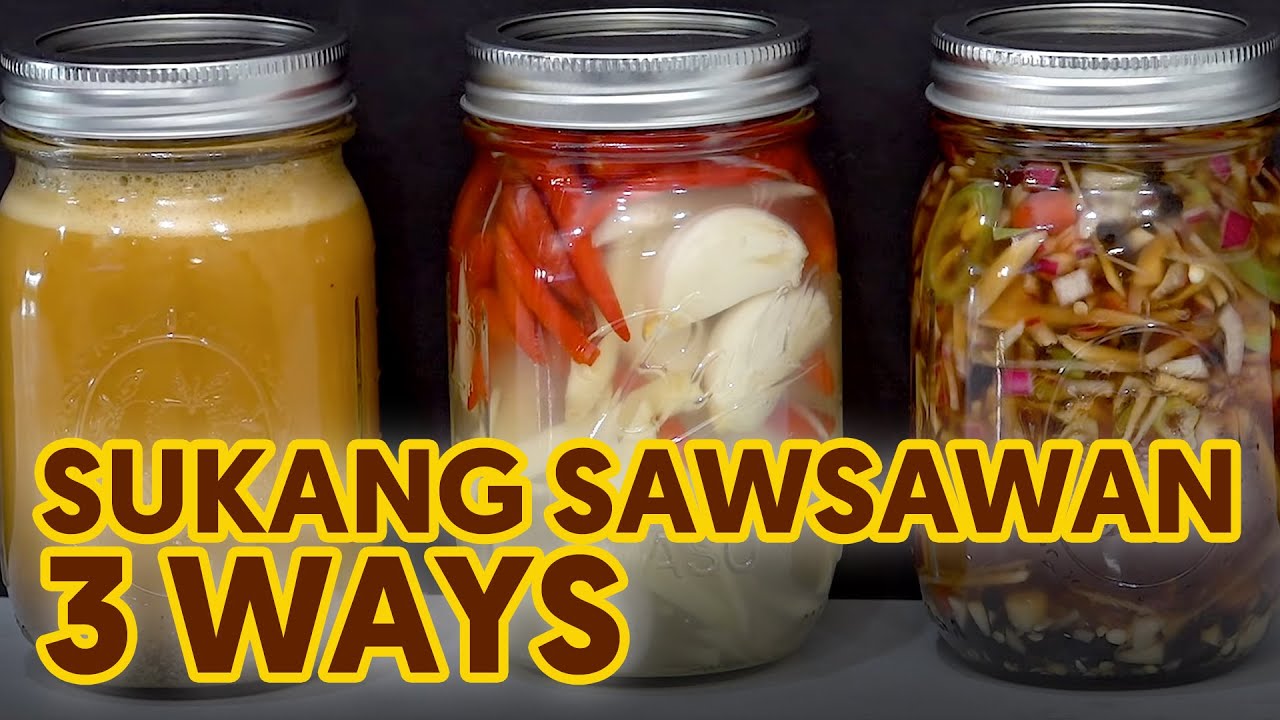 Sukang Sawsawan in 3 Ways | How to Make Spiced Vinegar Dipping Sauce | Panlasang Pinoy