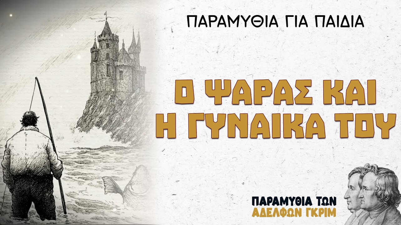 Ο ψαράς και η γυναίκα του – Αδελφοί Γκριμ | Παραμύθια για Παιδιά