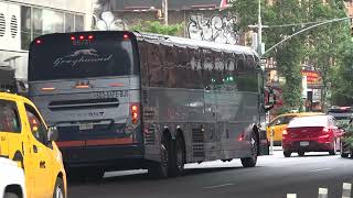 GREYHOUND PREVOST BUS 86731 IN MANHATTAN NEW YORK