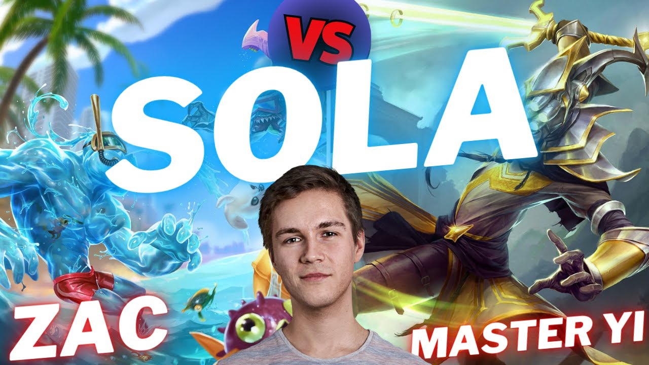 SOLA | ZAC VS MASTER YI | JNG GAMEPLAY | Patch 15.24 / Season 15 | 