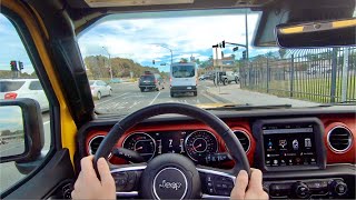 2020 Jeep Wrangler Rubicon EcoDiesel POV Test Drive (On Road)