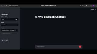 Conversational AI Chatbot Powered by Amazon Bedrock