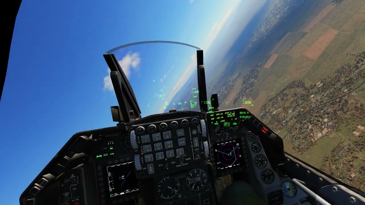 DCS openbeta  F16-VR- Low lever Dogfights