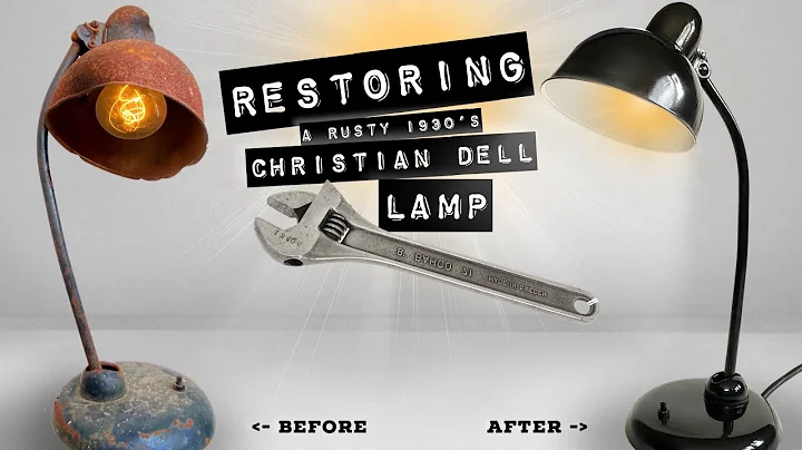 1930's lamp restoration - bringing a rusty Christi...