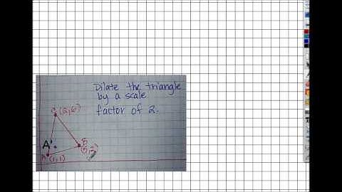 dilate a figure on the coordinate plane