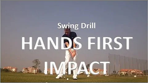 Golf Swing Drill - Hands First Impact