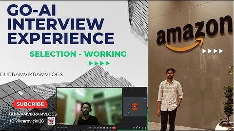 GO-AI Interview experience|| GO-AI interview Questions and process in Telugu ||#amazoninterviewtips