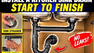 How to Install a Kitchen Sink Drain from Start to Finish