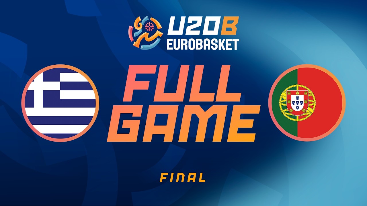 Final | Greece v Portugal | Full Basketball Game | FIBA U20 Women's EuroBasket 2026 Division B