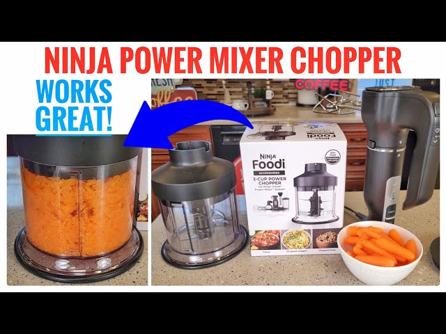 Ninja Foodi Power Mixer System, Immersion Blender 3-Cup Power Chopper