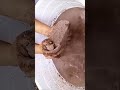 Chocolate Mud crumbling in water 🍫🍫 #oddlysatisfying