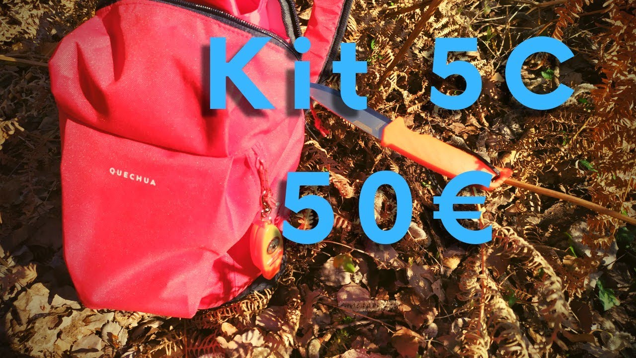 KIT de SURVIE DECATHLON à moins de 50€ 