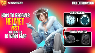 How to Recover Helmet & Vest in WoW Map – #pubgmwow #pubgmobile #legendop #wowmap #wowpakistanseries